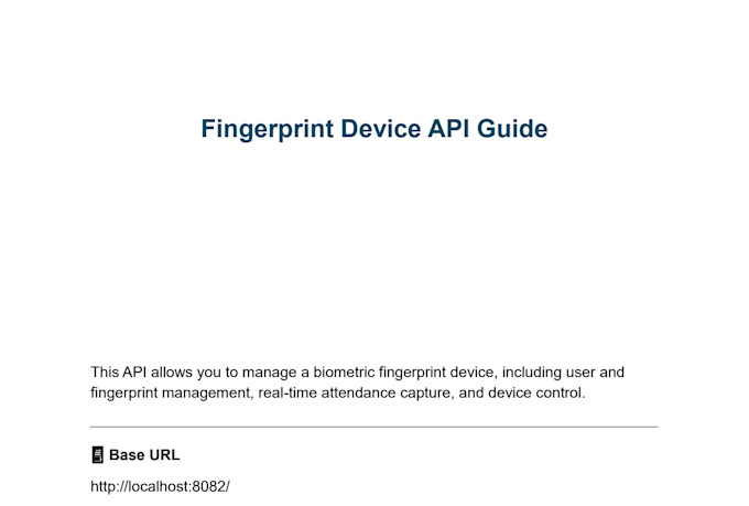 integrate zkteco fingerprint device with your web app